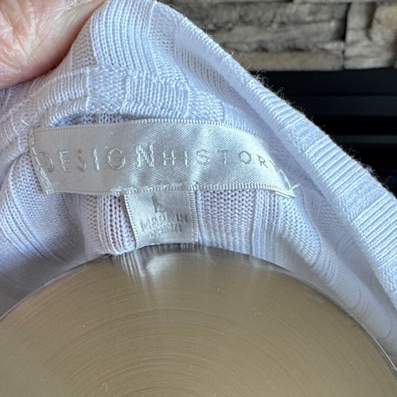Design History White Ribbed Blouse - Picture 12 of 12